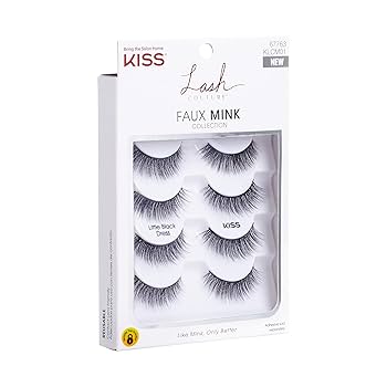 Amazon.com: KISS Lash Couture Faux Mink False Eyelashes
