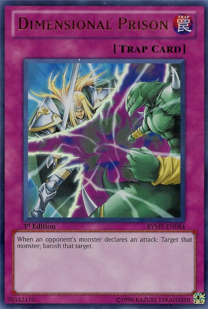 Dimensional Prison トラップカード 3枚セット Amazon.com: YU-GI-OH! - Dimensional Prison (RYMP-EN084) - Ra
