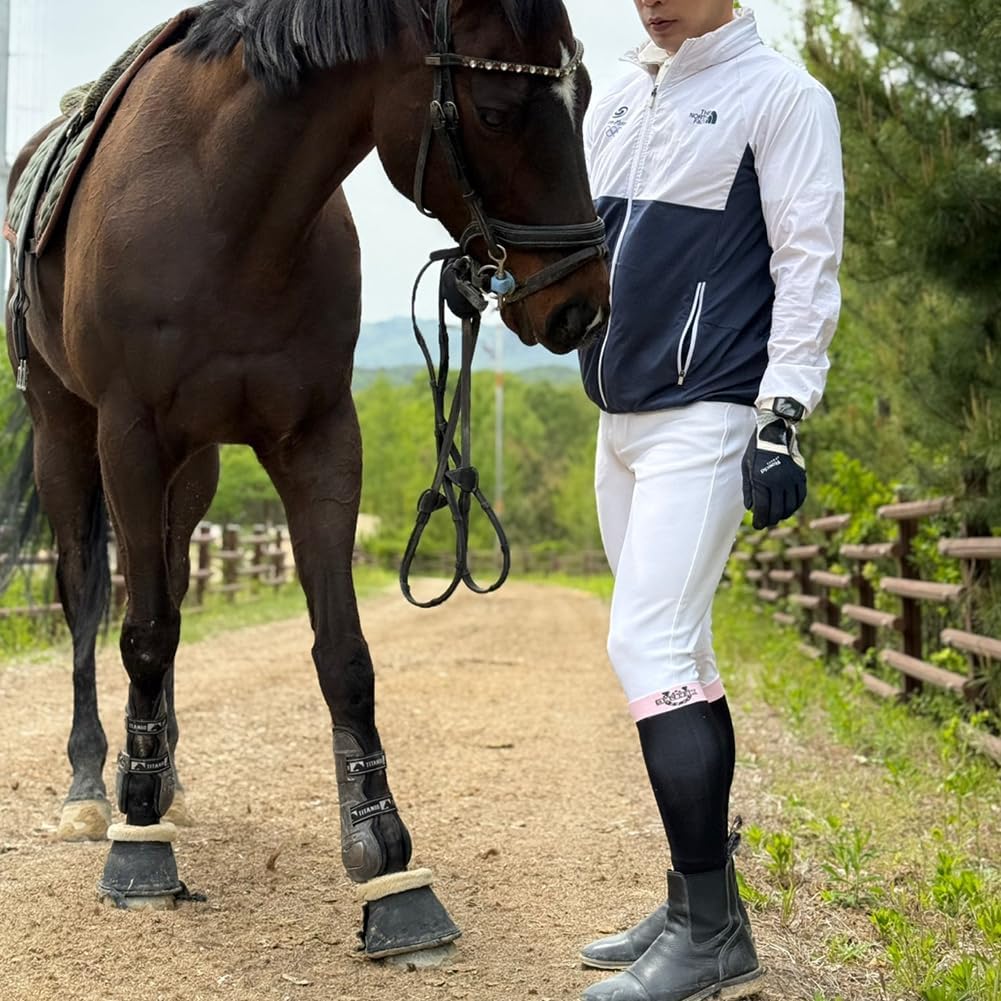 Equestrian Riding Socks- Durable, Anti-Slip Comfort Riding Socks Anti-Friction Design Ideal Stylish Running Socks