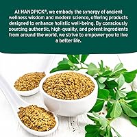 Vista 6 de HANDPICK Fenugreek Seeds (14oz) ALL NATURAL Fenugreek - Indian Origin Whole Methi Seeds (Trigonella Foenum Graecum) Fenogreco En Semillas