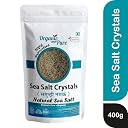 Organic and Pure Sea Salt Crystals (Arabian/Indian) | Samundari Namak Sabut | Non-Iodised | for Cooking/Baking/Scrub/Vastu | Unrefined & Chemical Free| Pure Organic 400g gallery image