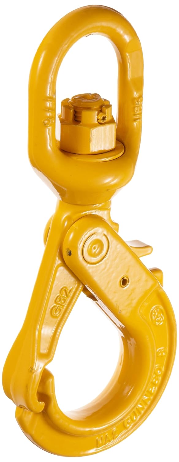 Gunnebo Johnson 589751 Swivel Eye Safety Hook, 5/16" Chain, 5700 lbs