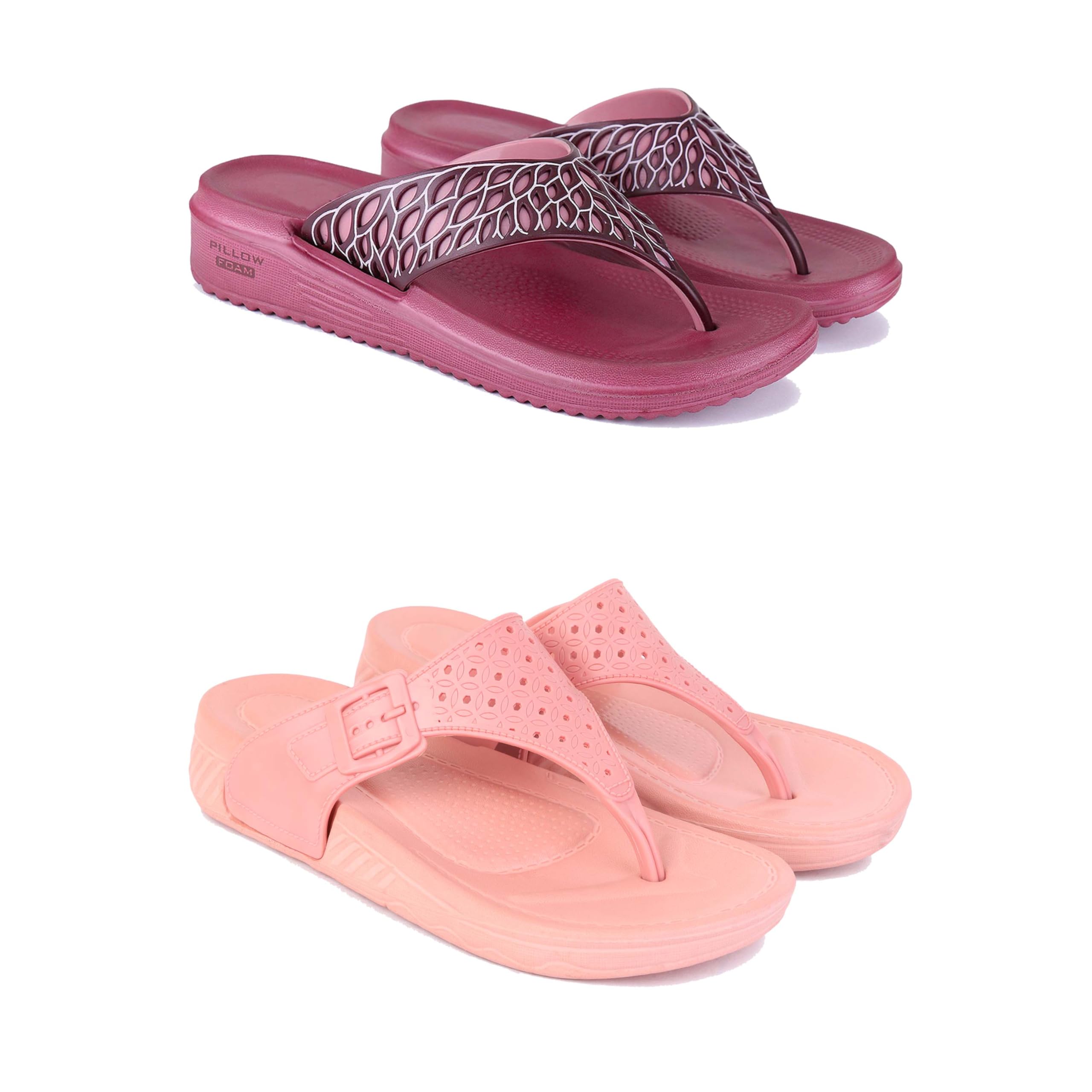 Women's Sandals | Lightweight Wear| Stylish & Easy to Wear For Women'S GRP-SAN-(2-COMBO)-1886-1986-picture-50