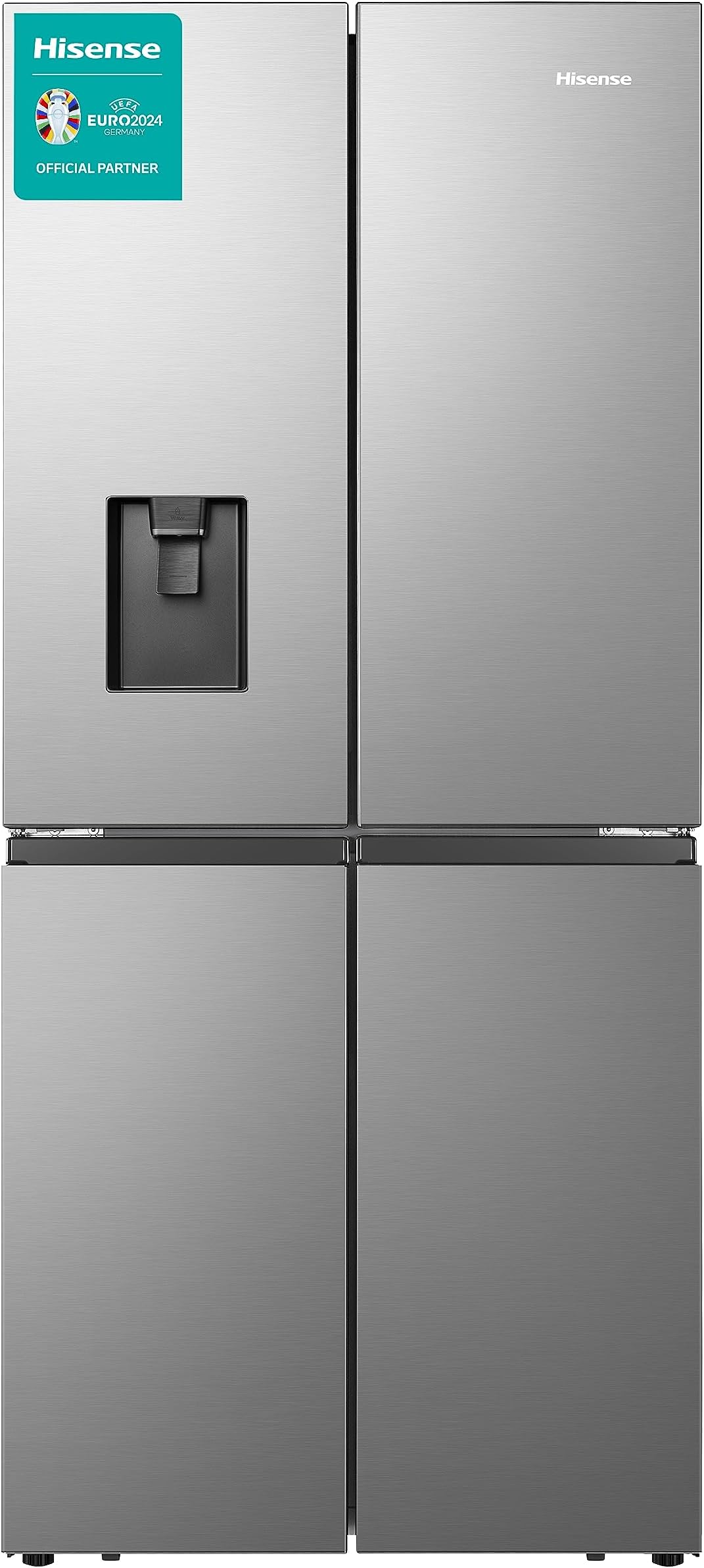 Hisense RQ560N4WCF Freestanding American Fridge Freezer Cross Door, No