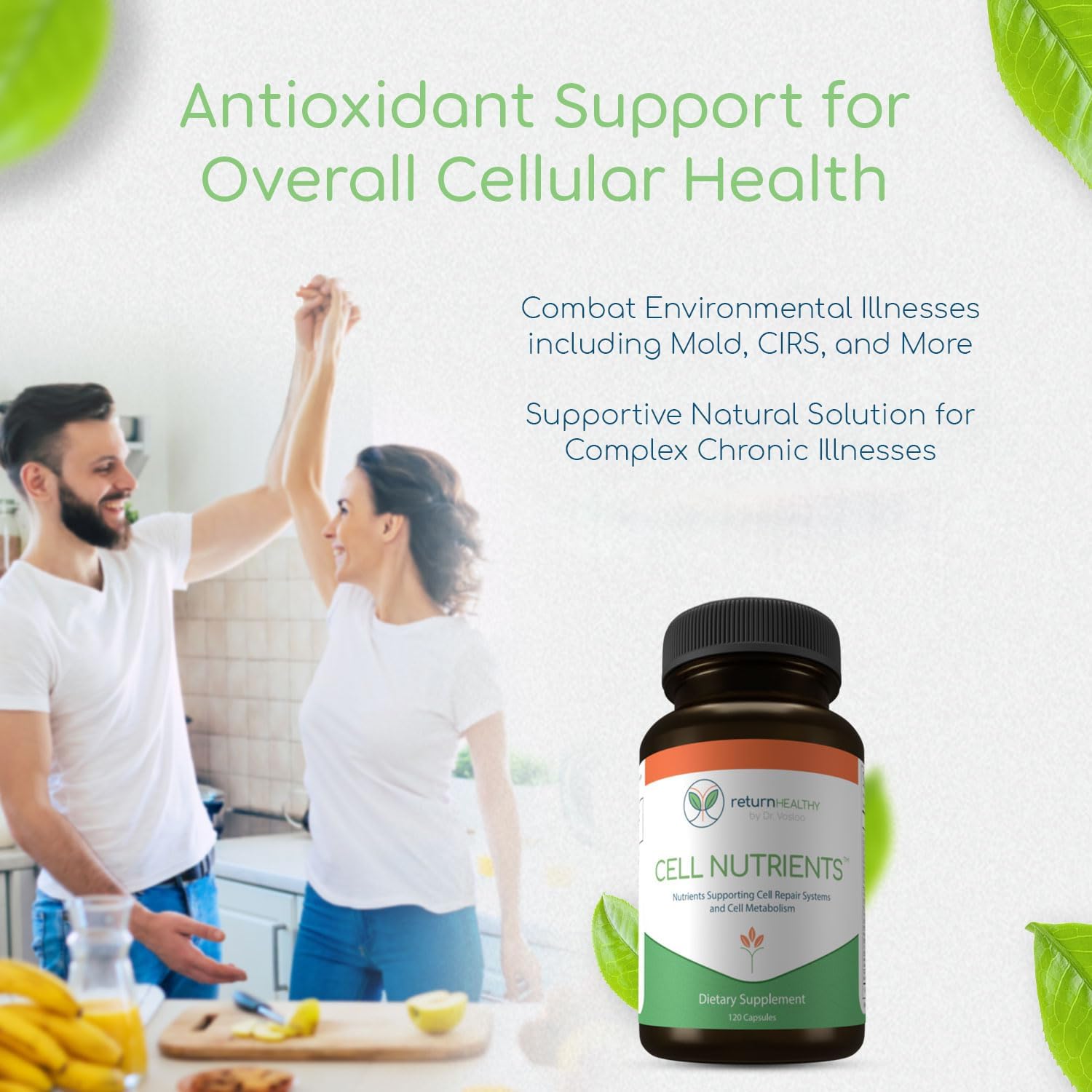 Cell Nutrients | Promotes Cell and Membrane Repair & Cell Metabolism | Helps Fight Tick-Borne Infections & More | Mitochondrial Supplements | Non-GMO, Vegan, 120 caps - Image 7