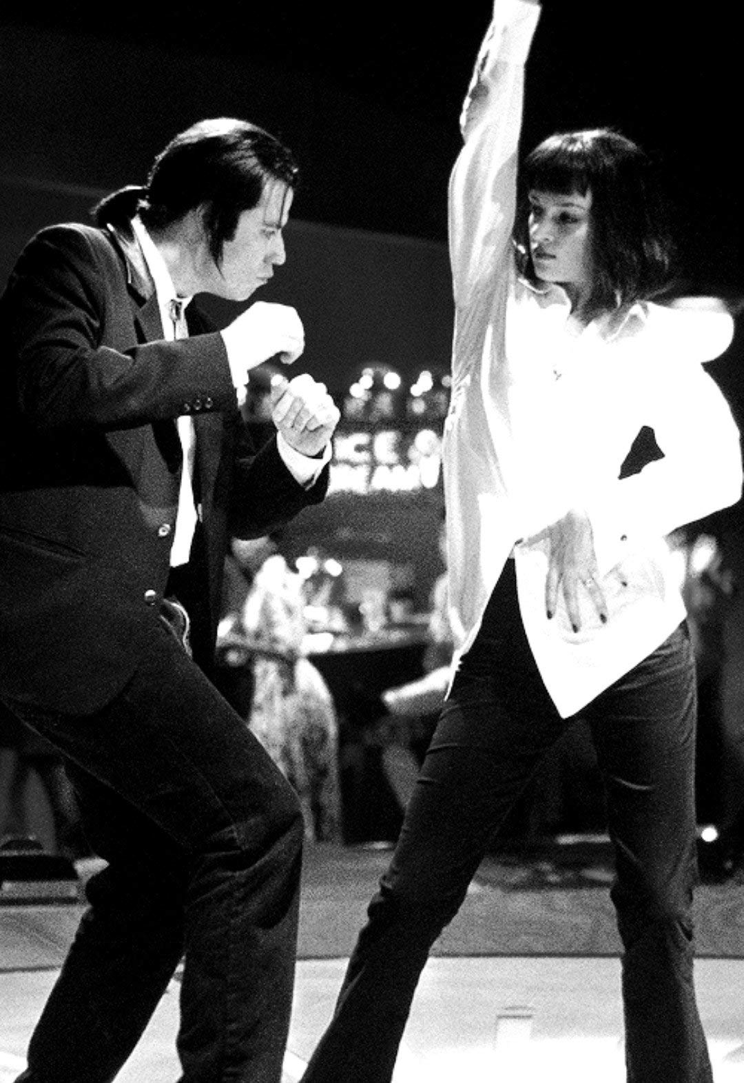 Tallenge - Movie Collection - Pulp Fiction - Dance Contest At Jack Rabbit Slim - Large Poster(Paper,18 x 24 inches) - MultiColour
