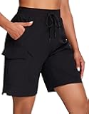 Women's Hiking Shorts Lightweight Zipper Pockets Cargo Quick Dry Summer Shorts