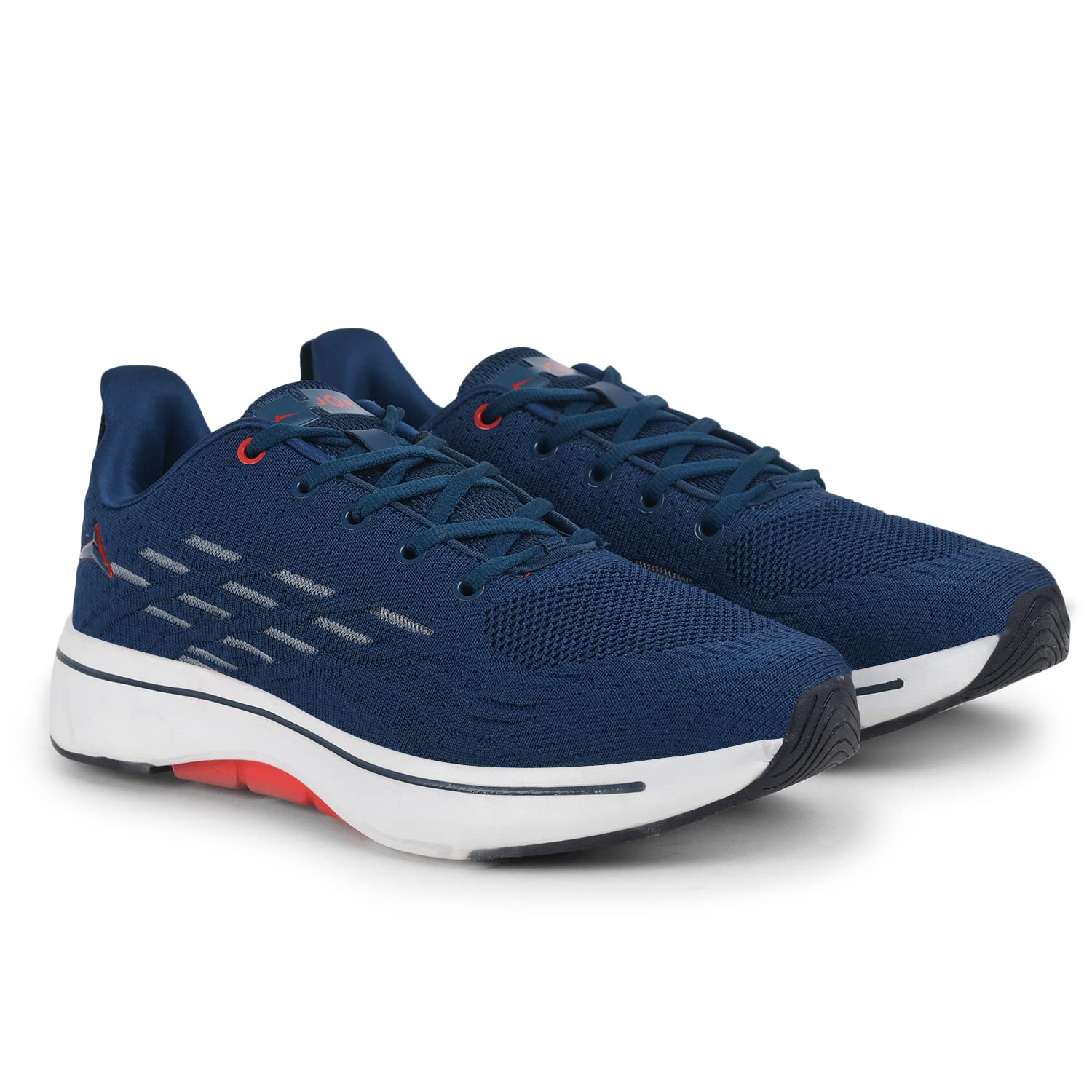 JQR A-ONE-WHT/ORG Sports, Running,Walking, Gym, Training Shoes for Men|Stylish, Breathable,Lightweight,Comfortable