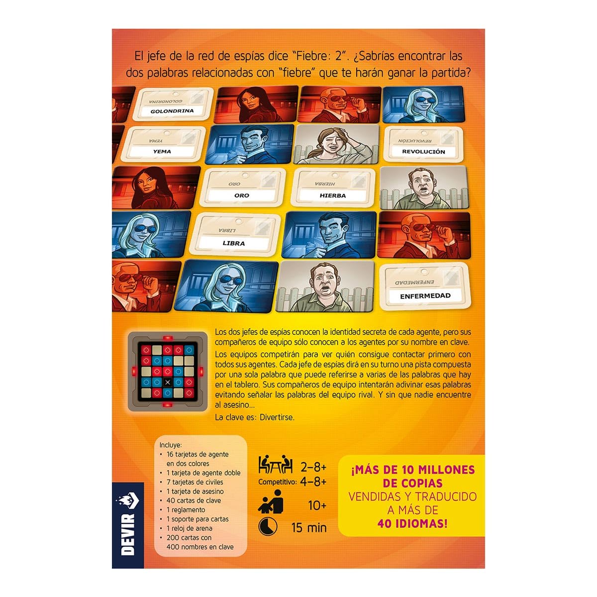 DEVIR – Gioco da tavola “Código secreto”, in Spagnolo