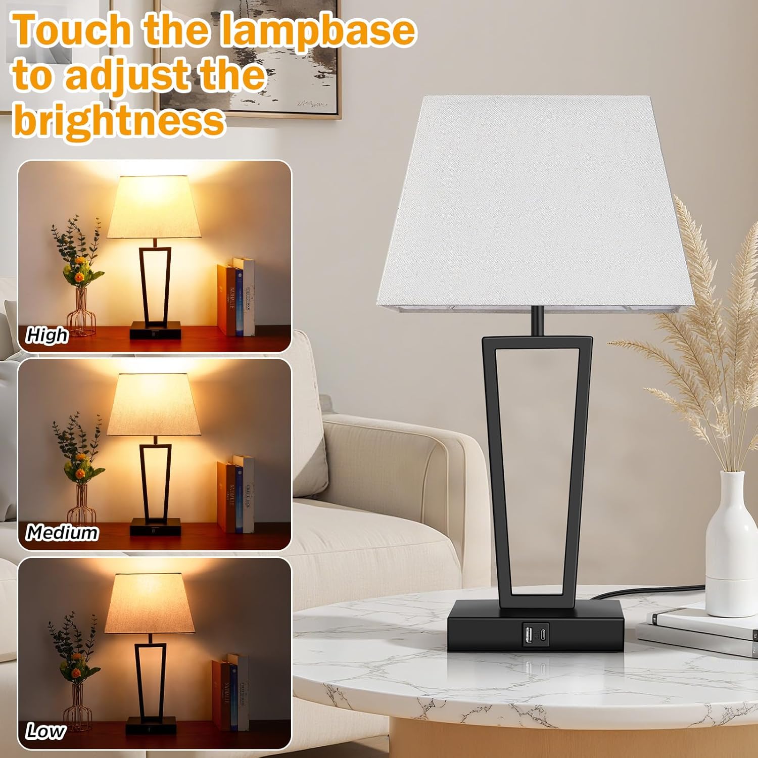 Illuminate Your Space: The Ultimate Review of Touch Control Bedside Table Lamps Set