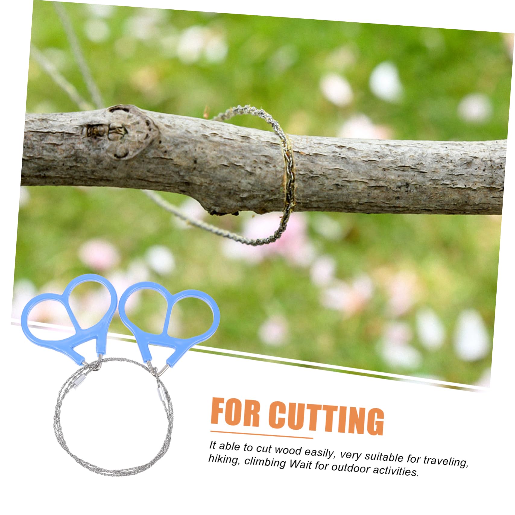 BIUDECO 3Pcs Stainless Steel Wire Saws for Outdoor Survival Compact Emergency Tools for Camping Hiking and Fishing Lightweight Durable and Easy to Carry