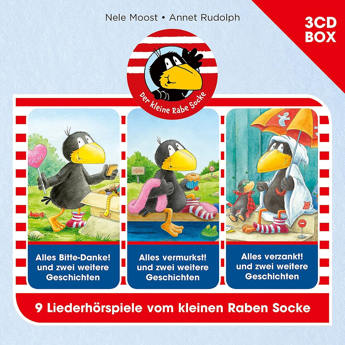Der Kleine Rabe Socke - 3-CD Hörspielbox Vol. 3