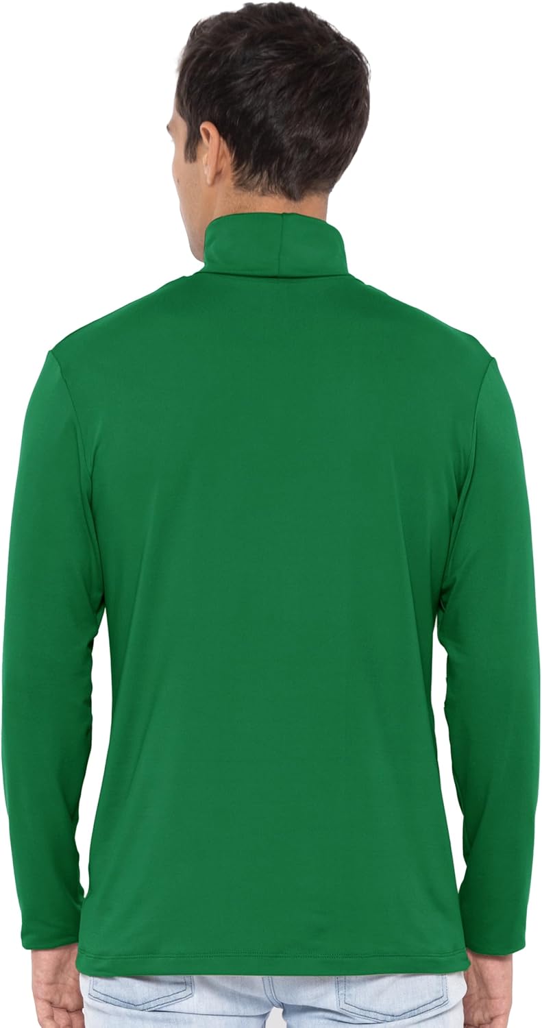 STRETCH IS COMFORT Men's Oh So Soft Long Sleeve Top Crew Neck and Turtleneck | Small - 3X - Image 3