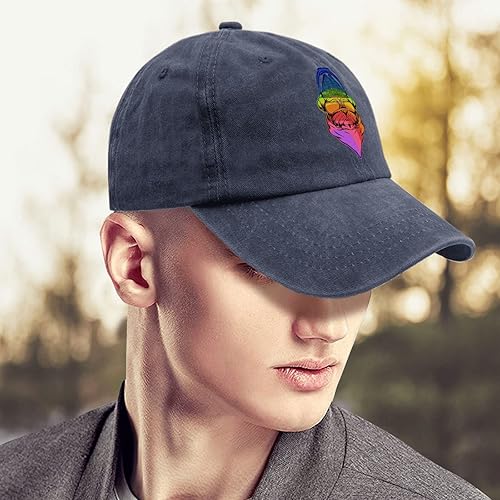 Miniatura 4 de Cap Pug Dog Dad Hats, Vintage Hats for Men