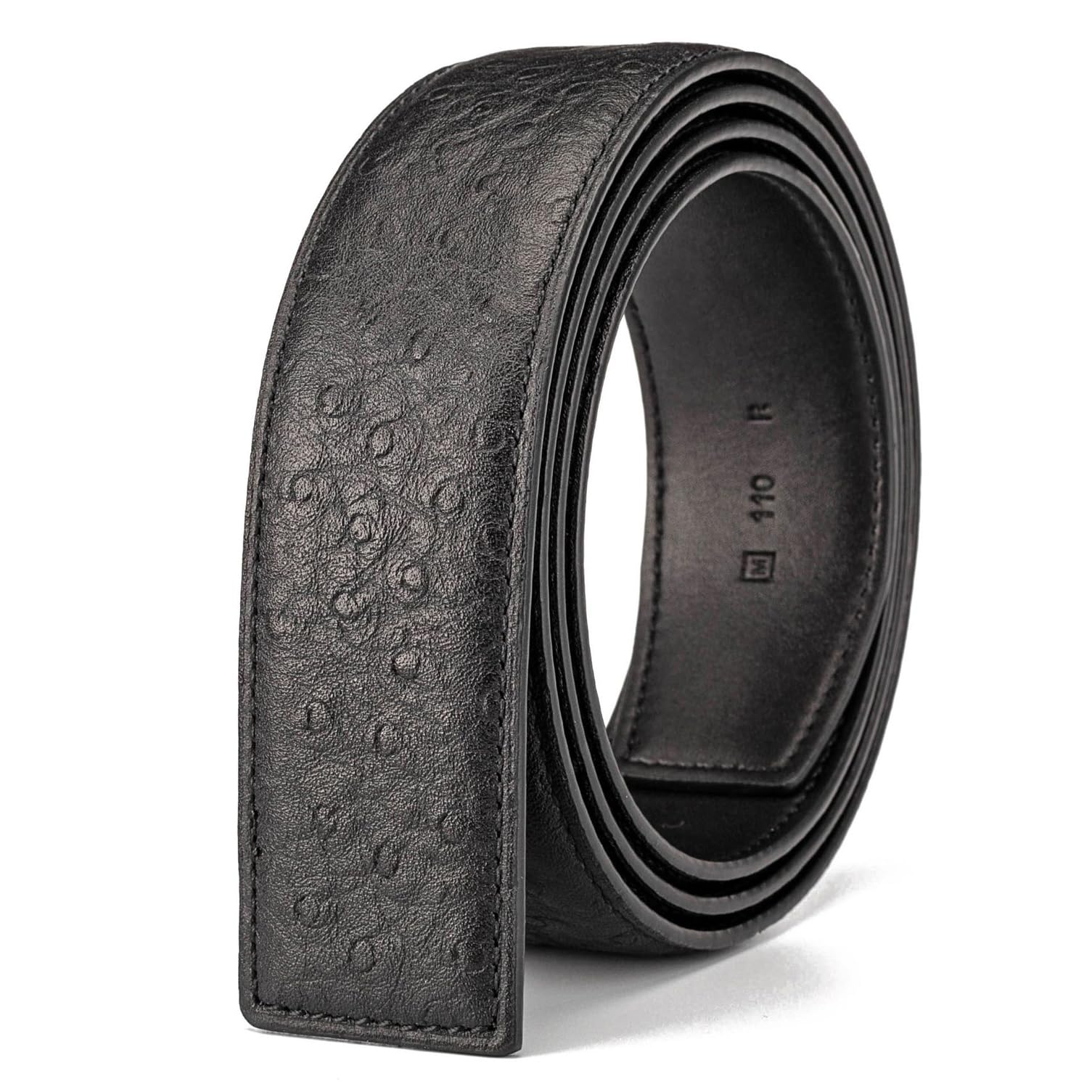 Vatee's Men's Adjustable Replacement Belt Strap Without Buckle Top Grain Genuine Leather 1.5