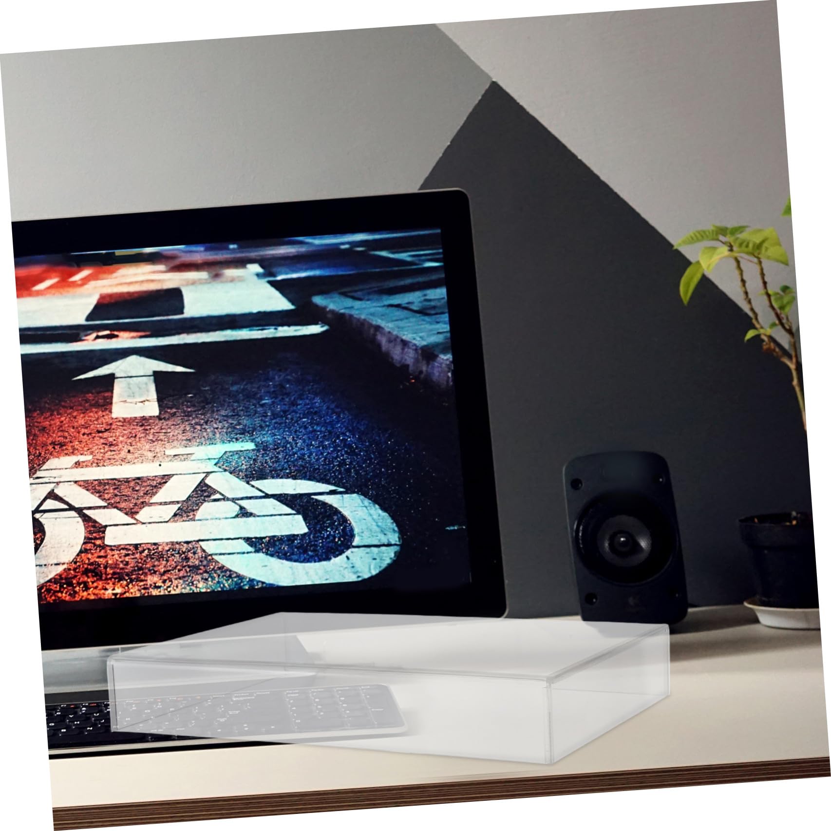Uonlytech Copertura Protettiva Tastiera Installazione Facile in Acrilico Trasparente Antipolvere per Laptop Gaming per Studenti e Ufficio
