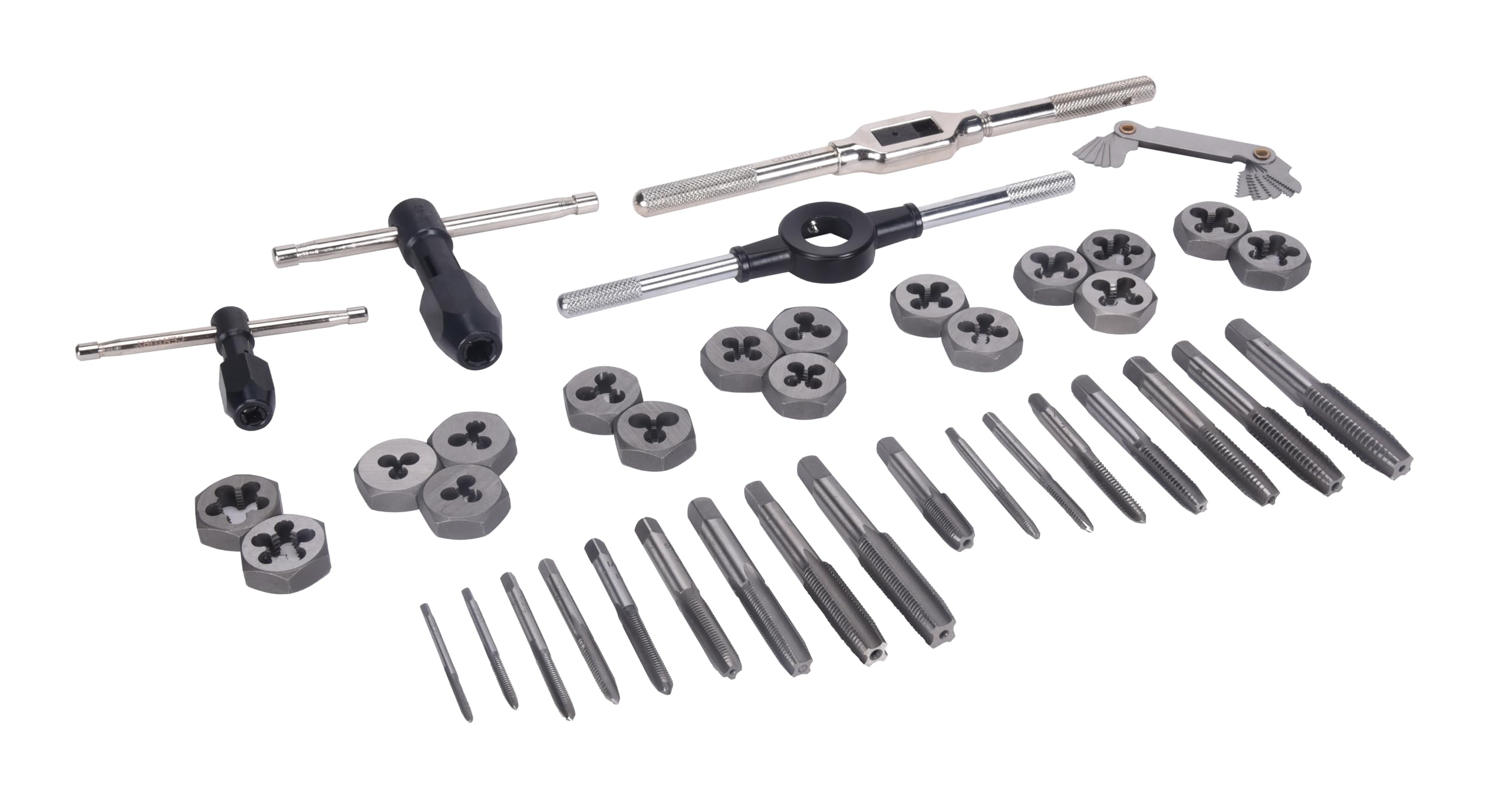 Century Drill & Tool 98900 Set di maschi e matrici metriche, 40 pezzi, acciaio