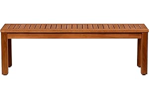 Amazonia Aster Backless Patio Bench: Enhancing Outdoor and Indoor Spaces with Timeless Style