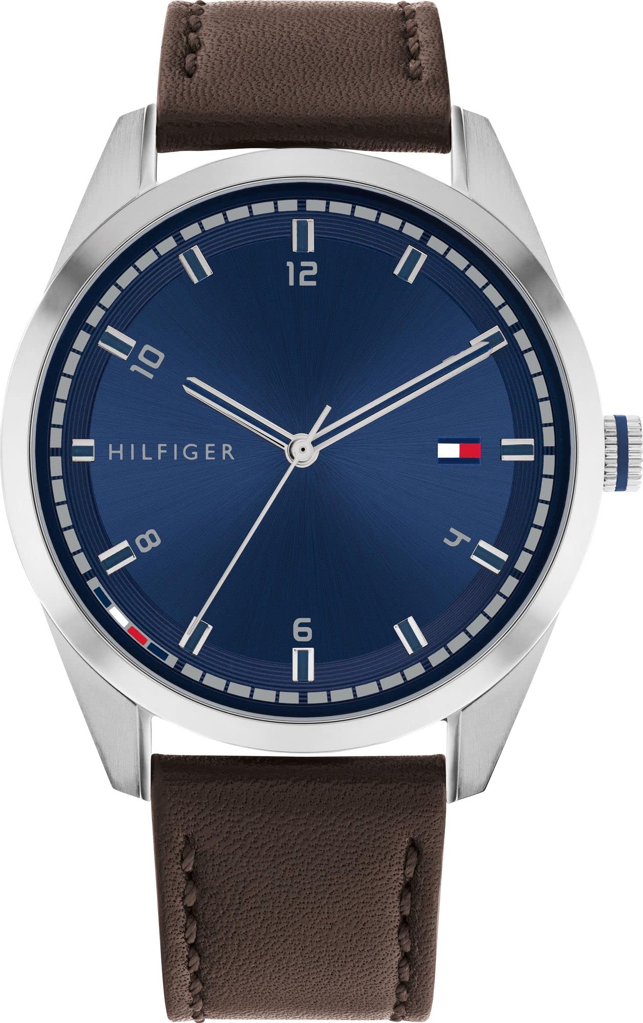 Tommy Hilfiger GRIFFIN Men's Watch, Analog Brown / Blue