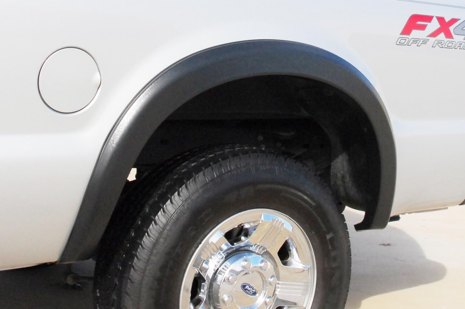 Lund SX313T Elite Series Black Sport Style Textured Front and Rear Fender Flare - 4 Piece