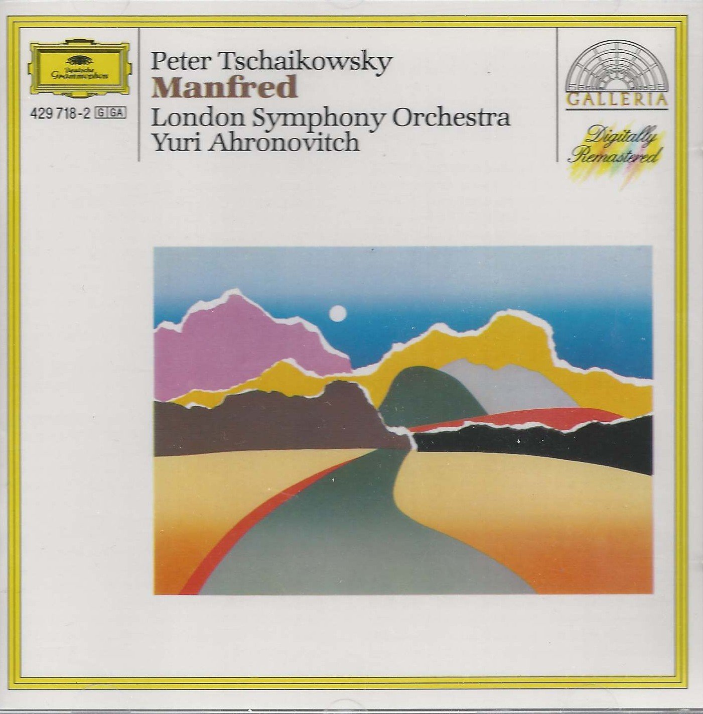 Manfred Symphony [Audio CD] Tchaikovsky; Ahronovitch and Lso