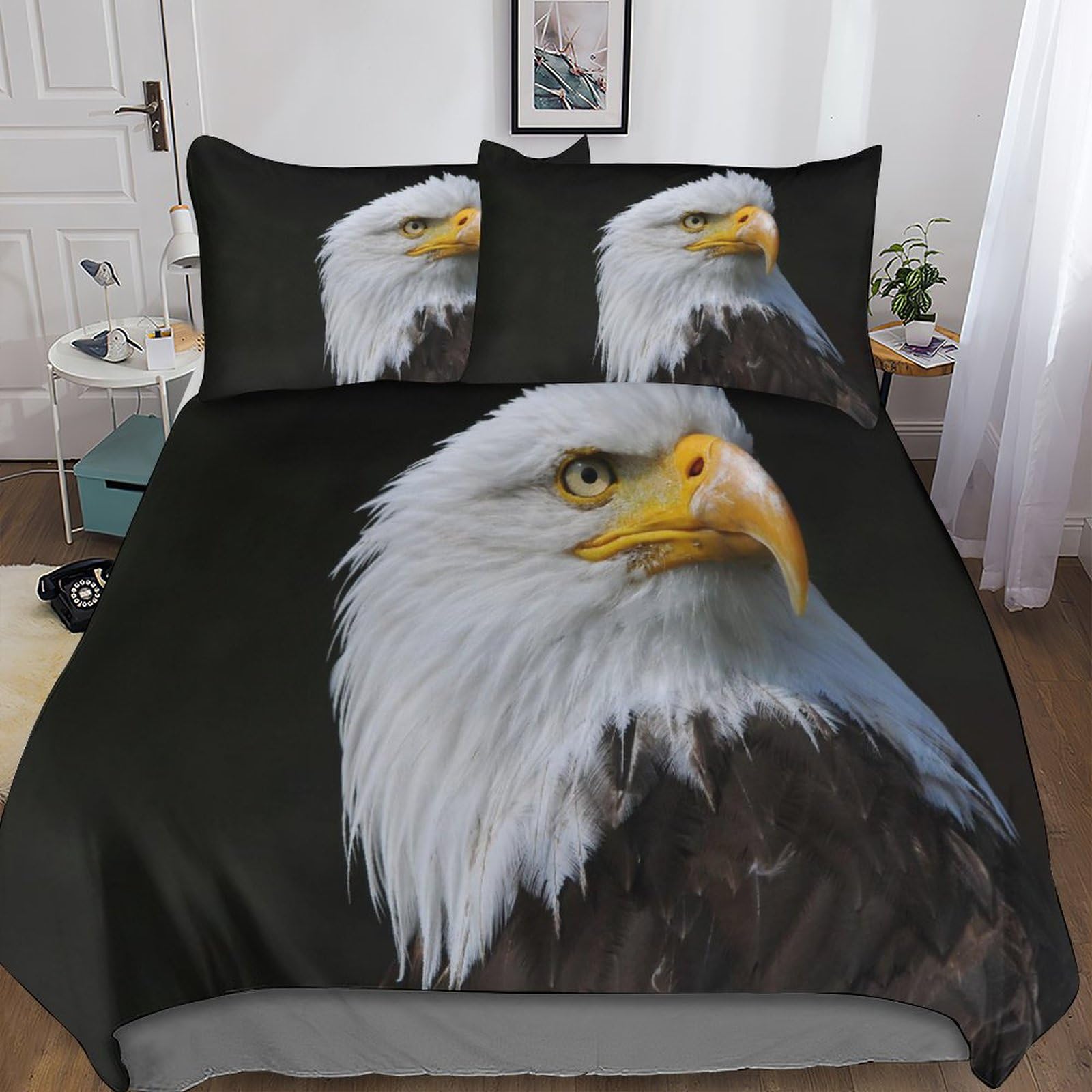Ensemble de literie feathers aigle 200x200 pour relooker une chambre d'ado ou d'enfant