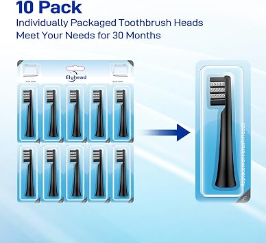 Brush Heads Compatible with Colgate 360 Sonic Power Charcoal Toothbrush