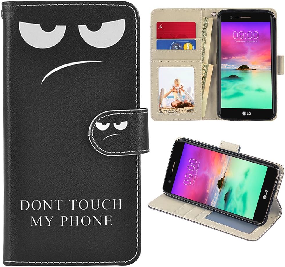 UrSpeedtekLive LG stylo 3 Case, LG stylo 3 Wallet Case, Premium PU Leather Flip Wallet Case Cover w/Card Slots & Kickstand Compatible with LG stylo 3, Don't Touch