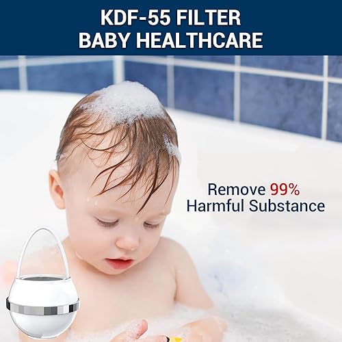 Miniatura 2 de Filtro de baño para grifo de bañera, filtro de agua Kinder de bañera, suavizante de agua dura, elimina el 99% de contaminantes, plomo, cloro y