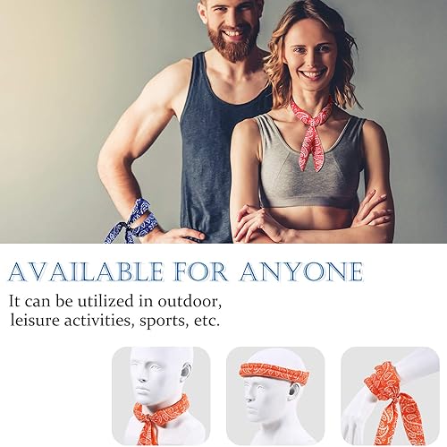 Miniatura 2 de Bufanda de enfriamiento de hielo, bandana de enfriamiento para cuello, bufandas de enfriamiento para hombres y mujeres, actividades al aire libre
