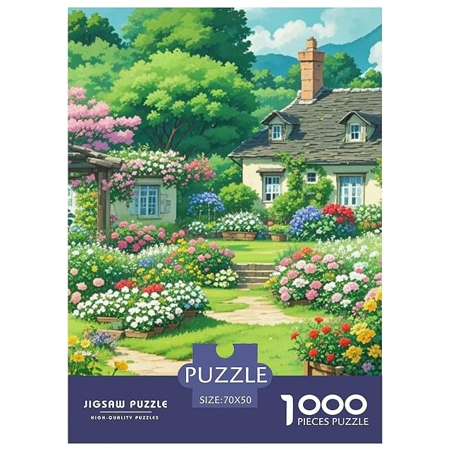 Casa de Campo 1000 Piezas Puzzle Niños Regalo Illustration Style Adultos Puzzle Juego Desafiante…