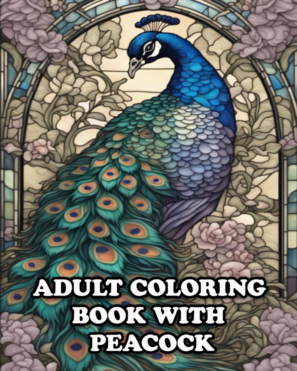 Adult Coloring Book with Peacock: For Stress Relieving in Amazing Peacock Coloring World