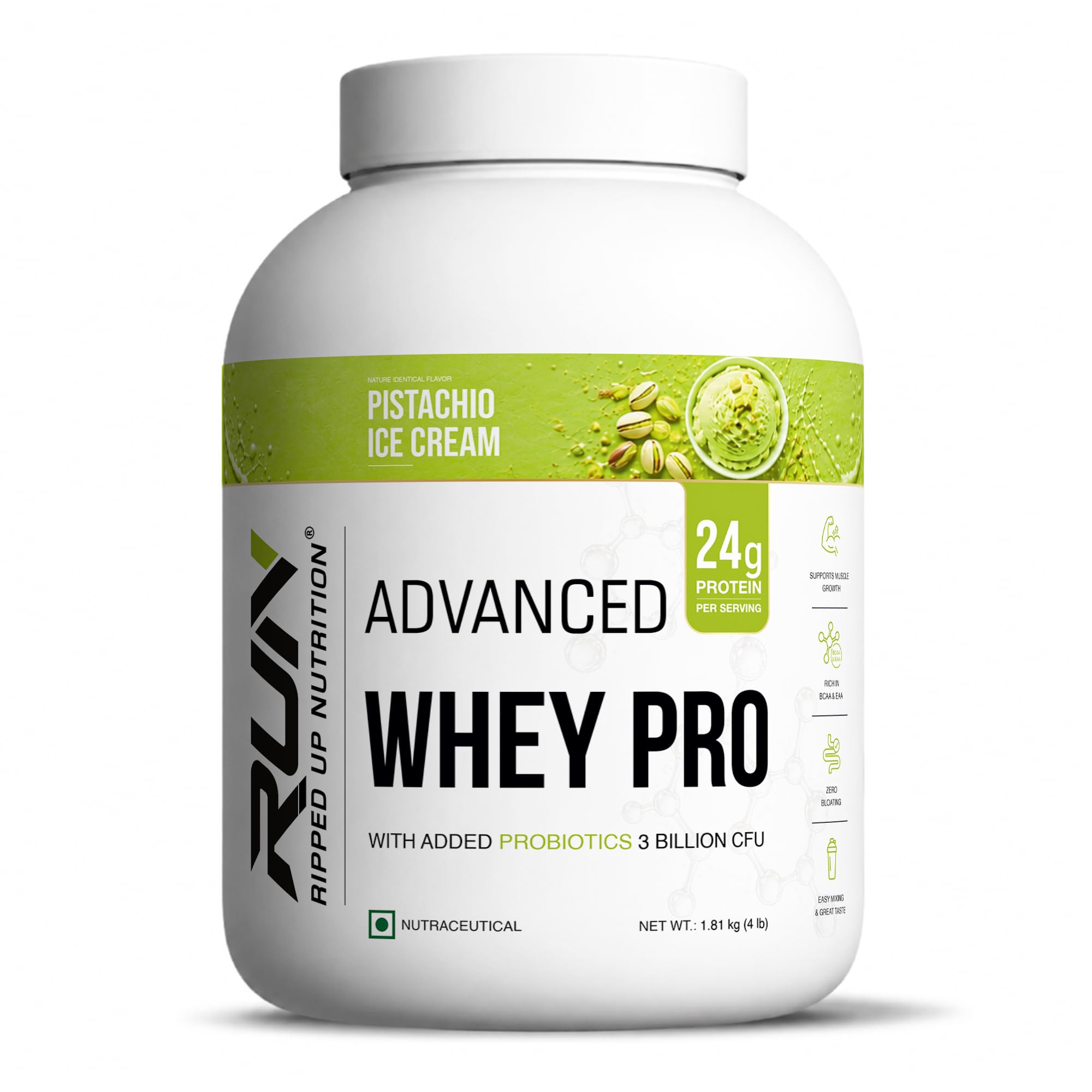 Ripped Up Nutrition- Whey Pro (TRUSTIFIED) - 24GM Protein - 0GM Sugar- Low Carbs Supplements Powder, Digestive Enzimes (1.81 kg (4LBS), Rich Chocolate) — Amazon image 10