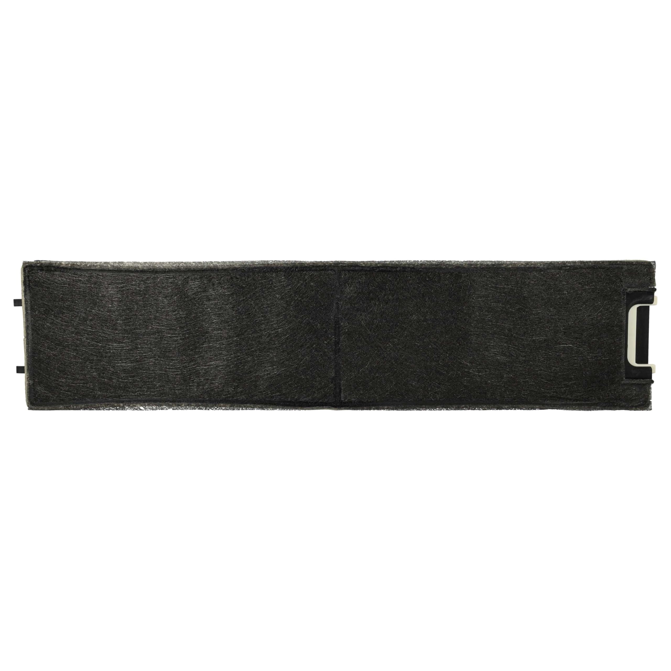 Vhbw Black Filter Activated Carbon Filter Compatible With Miele Da 3050, Da 3050-55, Da 3060, Da 3060-60, Da 3150 Extractor Fan - 49 X 11.3 X 2.8 Cm