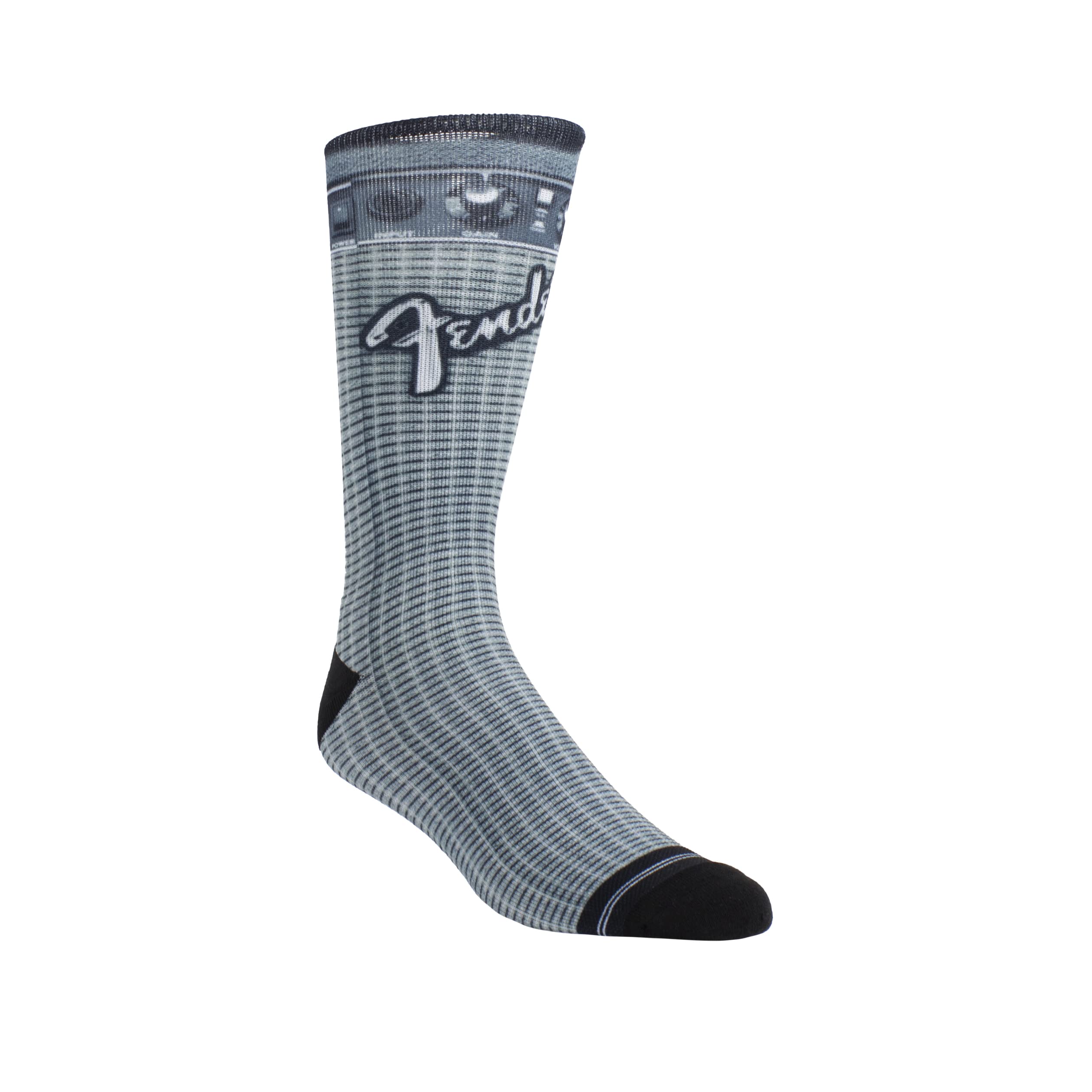 P PERRI'S SOCKS LTD. FENDER DYE SUBLIMATION CREW, 001, O