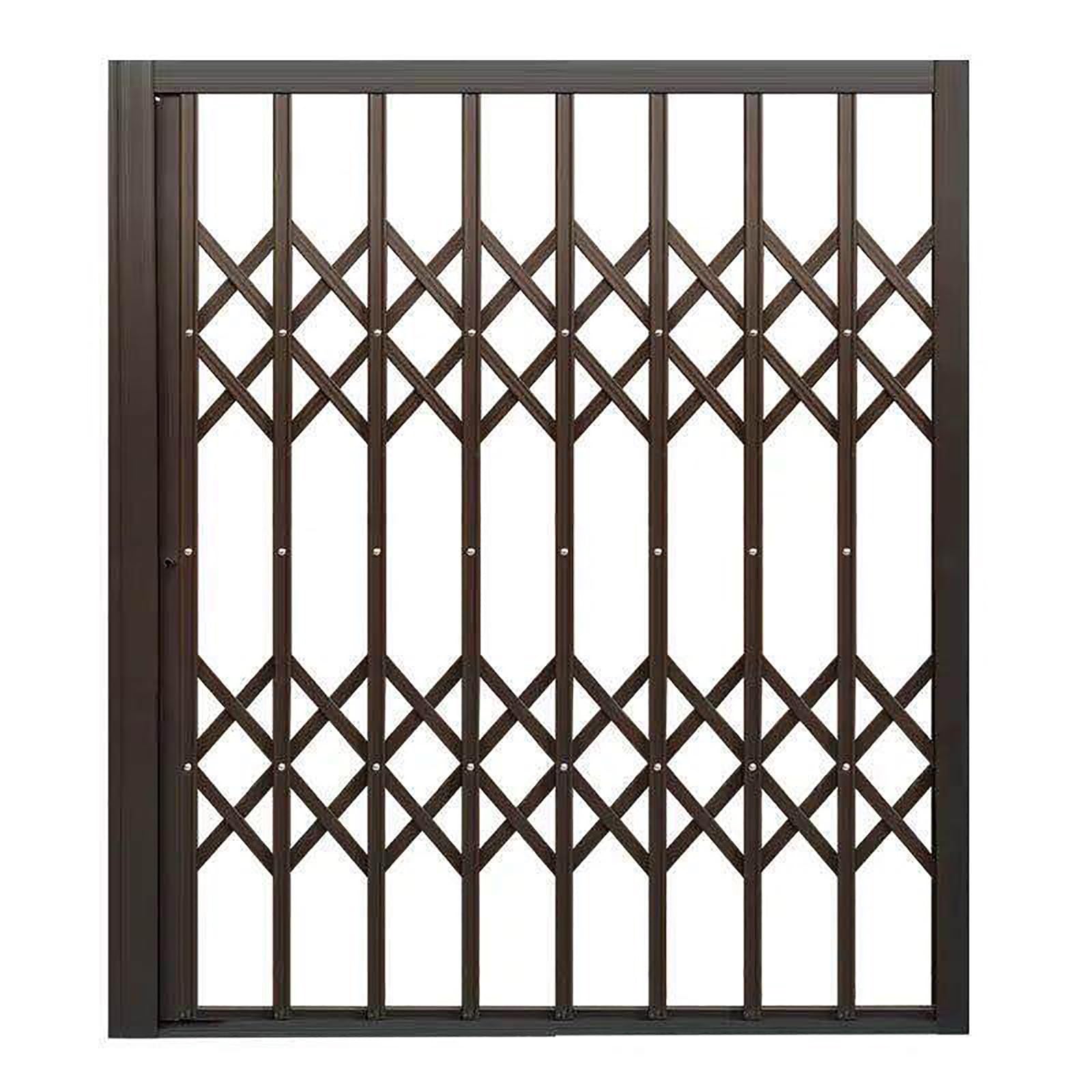 Rejas para Ventanas Exteriores House Home Barras de Seguridad para Ventanas Plegables, Puertas correderas concertinas universales antirrobo y Ventanas correderas(90x80cm/35x31'')