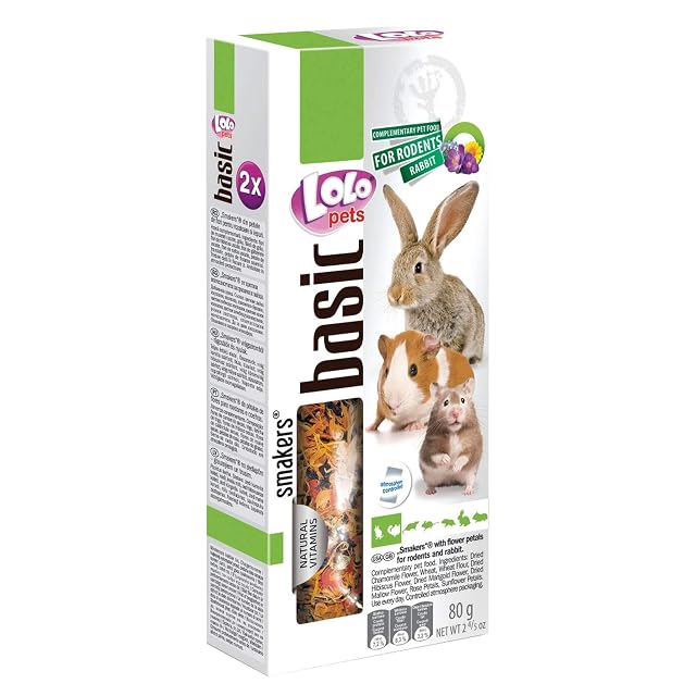 LOLO Pets 2 Barritas Flores 80 gr LOLO Roedor 200 g