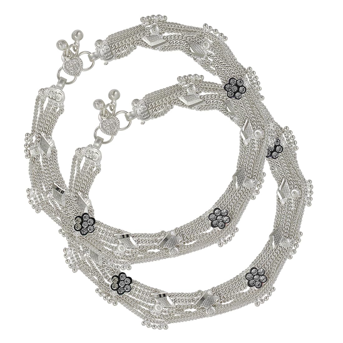 See full amazon price history chart for Nakabh Indian Traditional White Metal Anklets Payal Pair for Women Girls with Attached Ghungroo (1905506) Nakabh Indian Traditional White Metal Anklets Payal Pair for Women Girls with Attached Ghungroo (1905506) (B0CHFXNFWS) Amazon Price History, Amazon Price Tracker