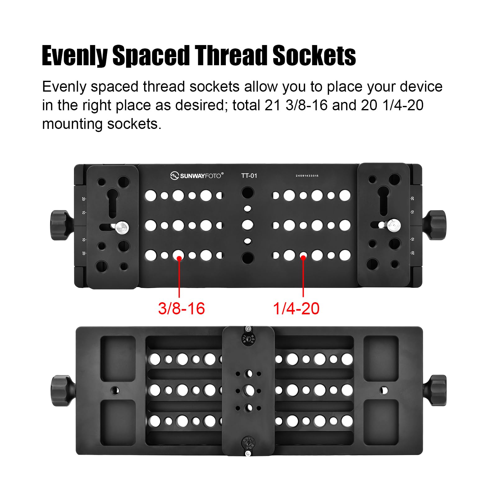 Amazon.com : SUNWAYFOTO TT-01 Tripod Tactical Table, Tac-Table