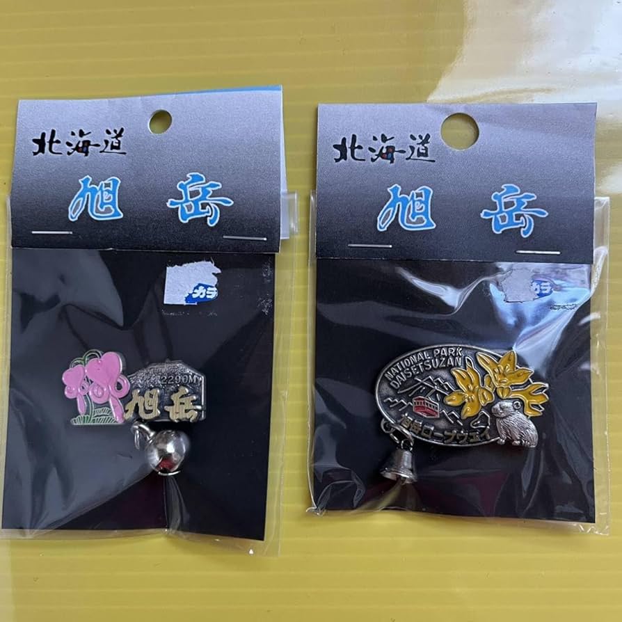 Amazon.co.jp: 北海道大雪山旭岳バッジ ロープウェイ登山記念お土産