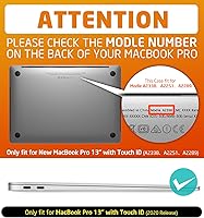 Vista 2 de SUPCASE Unicorn Beetle Case para MacBook Pro de 13 Pulgadas (2022-2016) M2/M1 A2338 A2251 A2289 A1706 A1708 A1989 A2159, Funda Protectora TPU Gomosa