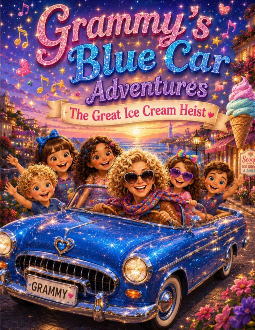 Grammy’s Blue Car Adventures: The Ice Cream Heist