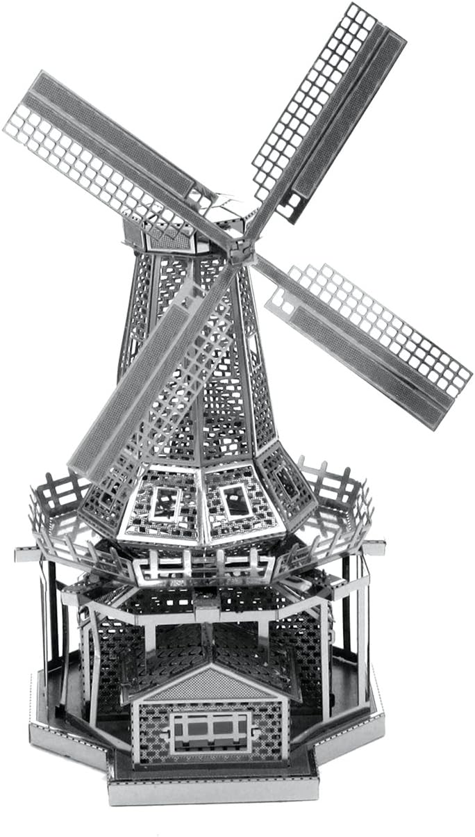 Windmill 3D Metal Model Kit Fascinations