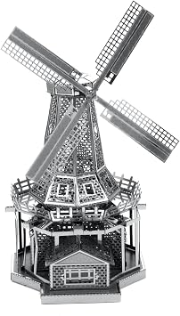 Metal Earth Windmill 3D Metal Model Kit Fascinations