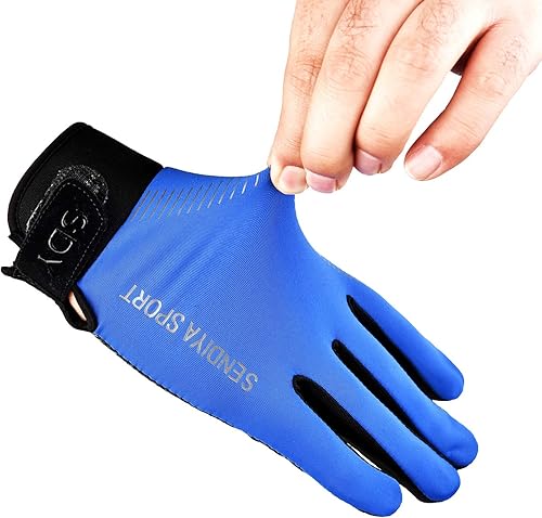 Miniatura 6 de YHT Guantes de entrenamiento, protección completa de la palma y agarre extra, guantes de gimnasio, pesca y esgrima para levantamiento de pesas,