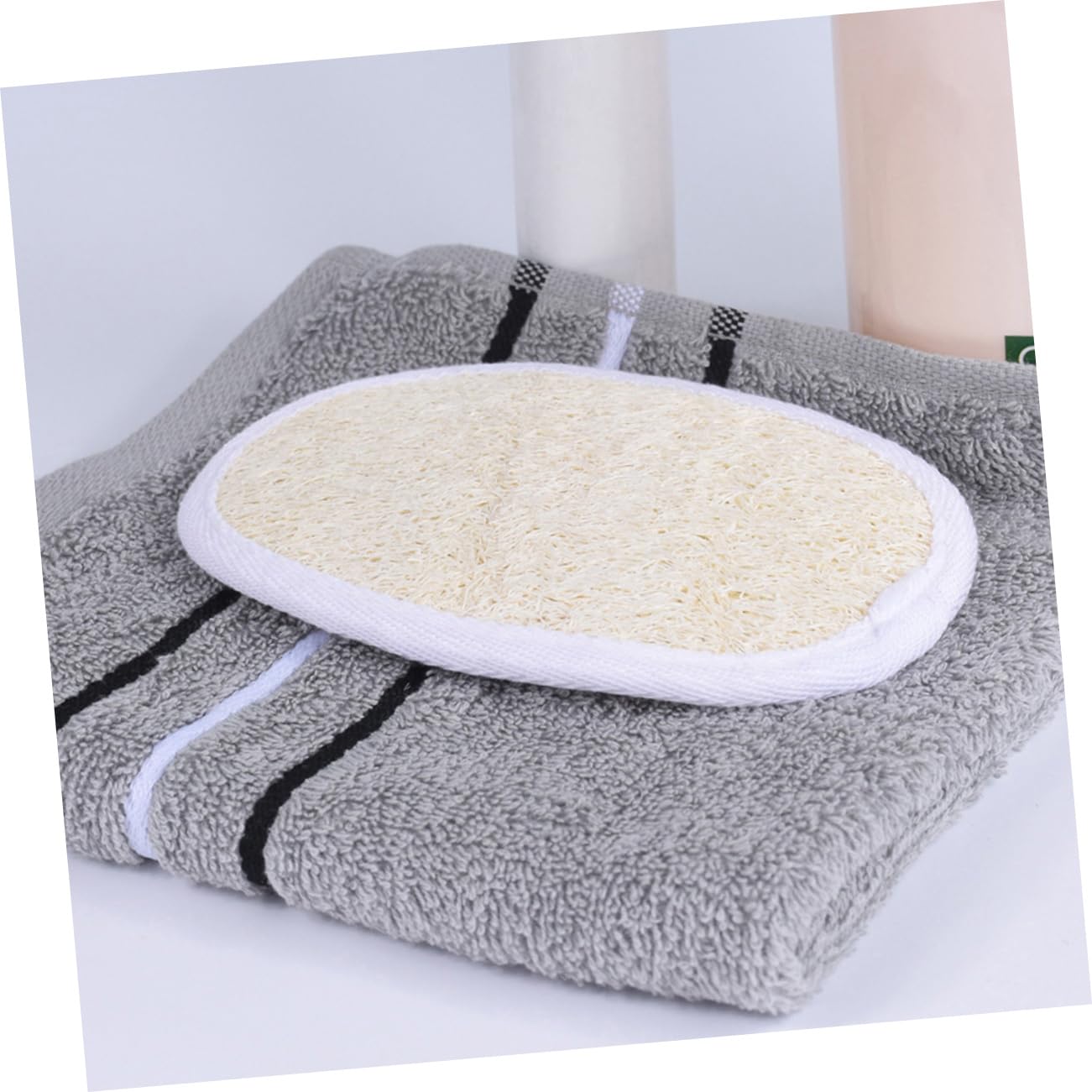 FRCOLOR 6piezas Esponjas De Natural Para Baño Exfoliantes y Ecológicos Para Limpiar y Suavizar La