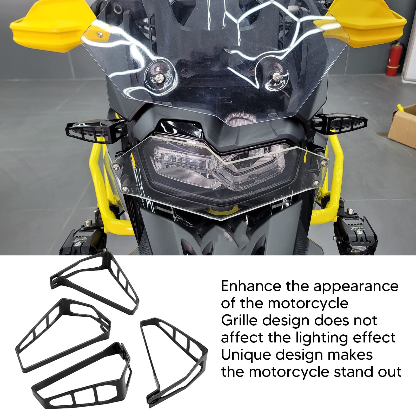 2 PAIRE LE Clignotant de Moto Voyant Housse de pour Grill pour F7002329
