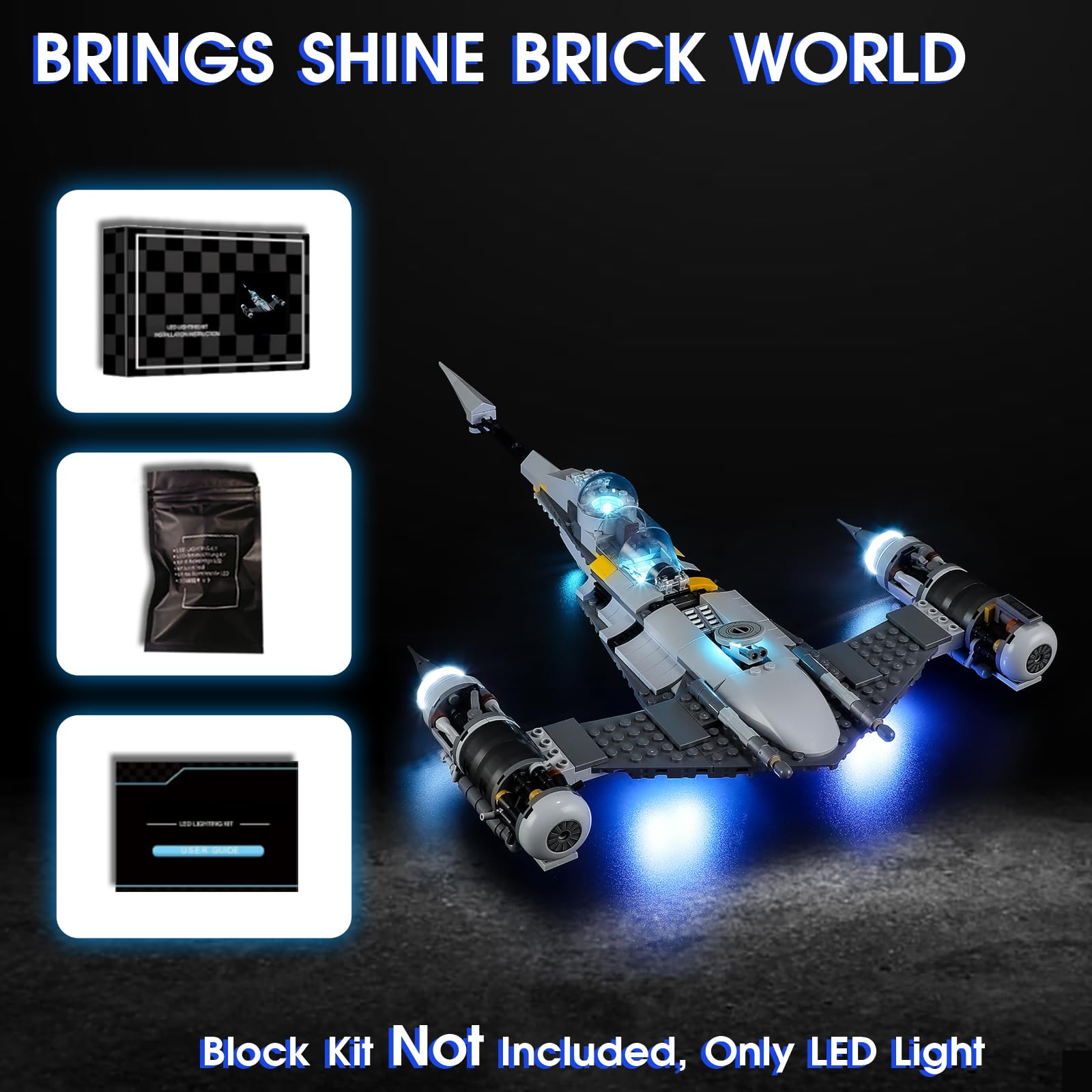 Amazon.co.jp: Vaodest LED ライト レゴ スターウォーズ 75325 マンダ