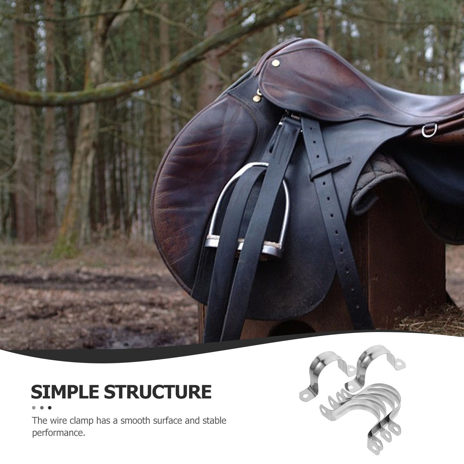 100pièces Colliers De Serrage Métal Pour Tube u Pinces De Tension Robustes Colliers De Fixation Pour Sangle Métallique