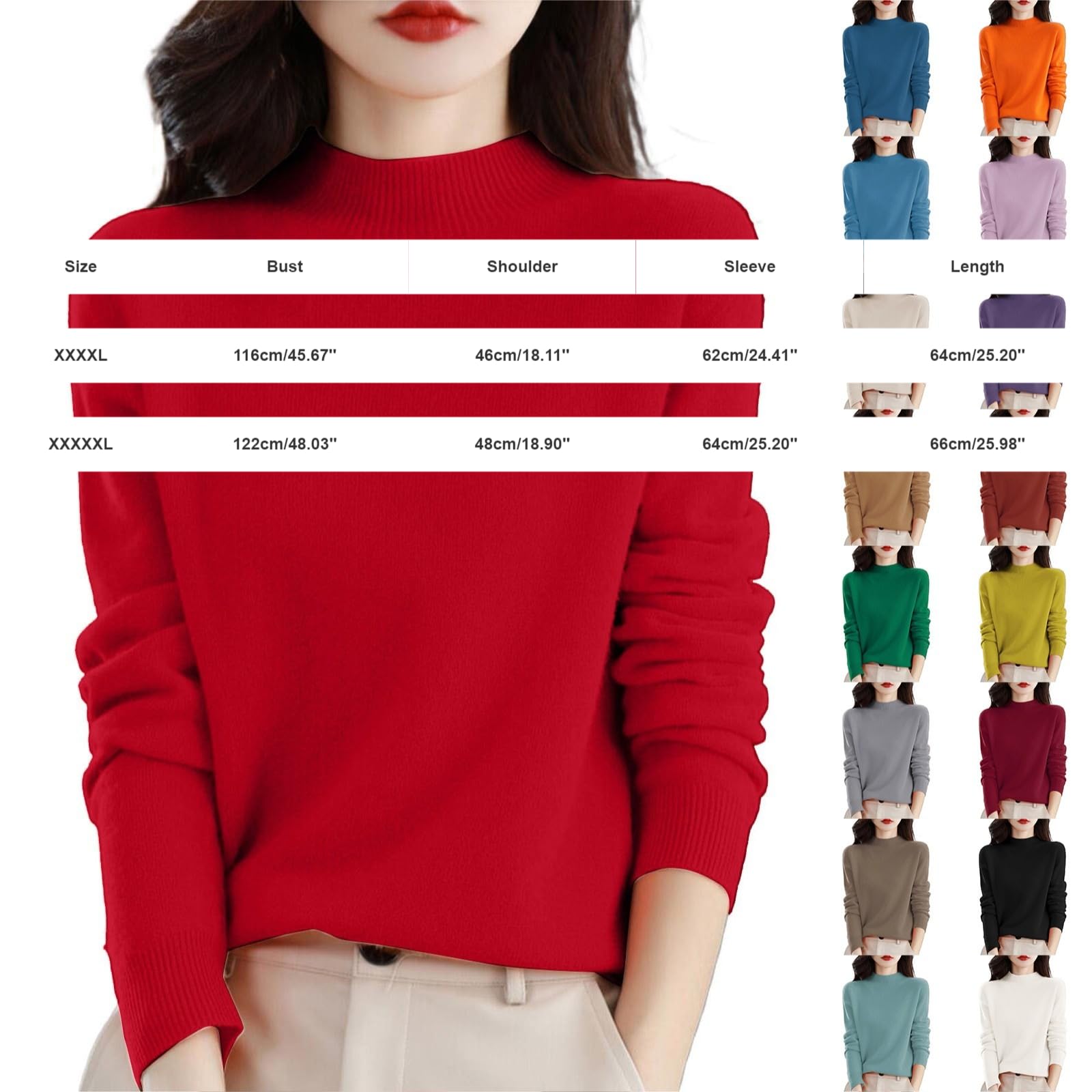 Blouse Femme - Manches Longues, Couleur Unie, avec Un T-Shirt De Base, Chaud Et Ample, Idéal pour L'Automne l'hiver. Chemise Haut Manche Longue Boheme Chemisier Sequin T Shirt Blanc Lin